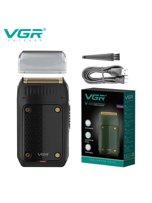 VGR Электробритва V-353black для мужчин, черный