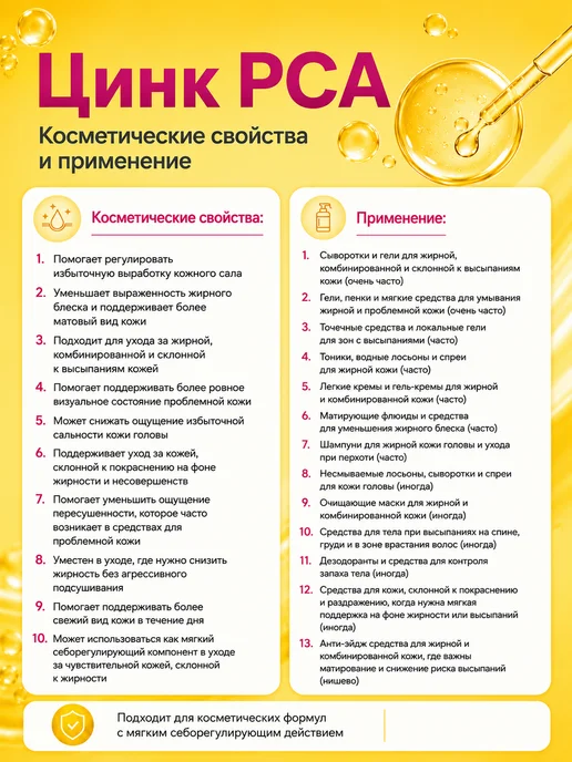 Менделеев Цинк РСА Косметический Актив. Zinc PCA 25 грамм, вариант, фото 2