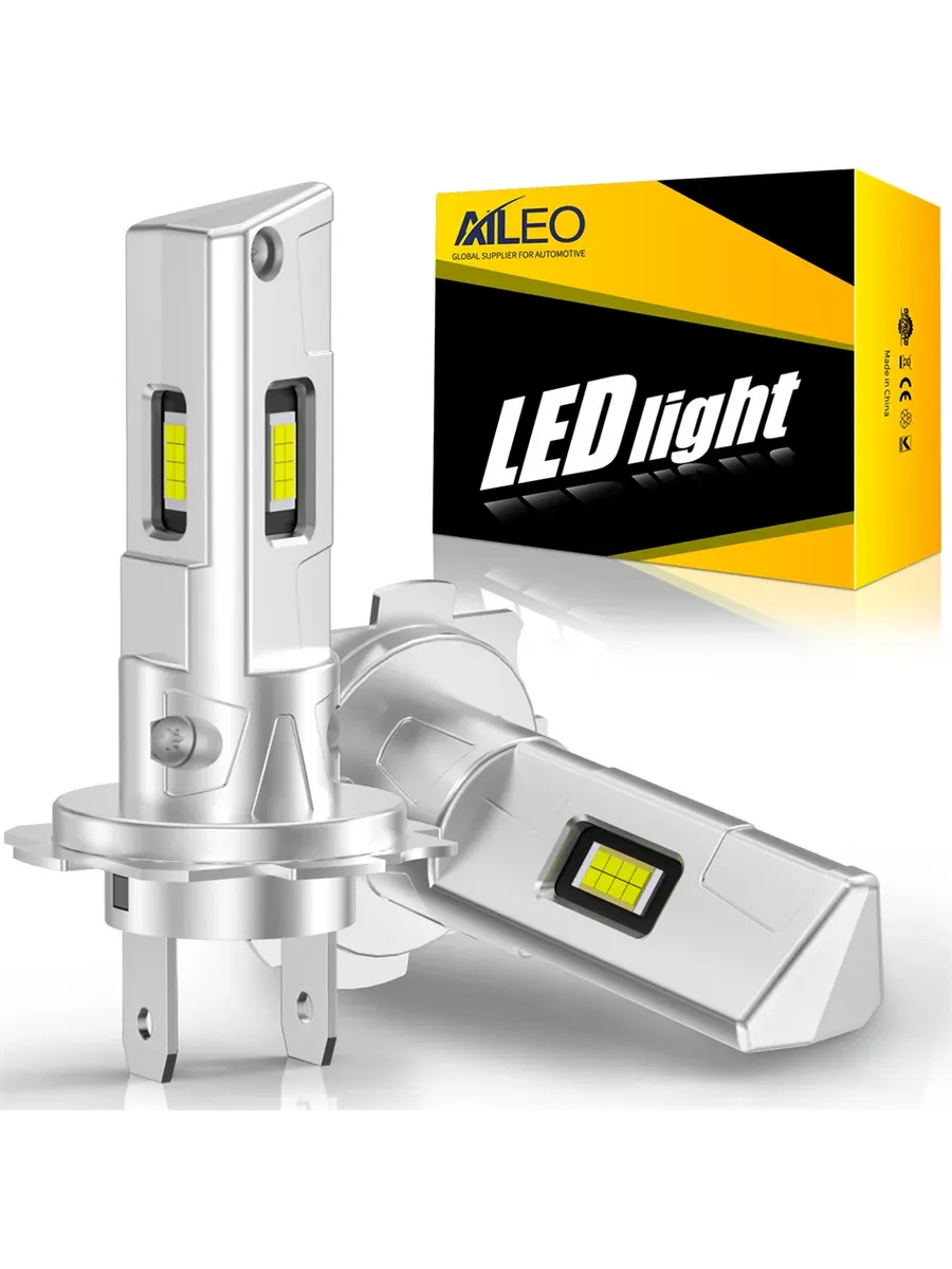 AILEO 2 Шт. 240 Вт 40000 Лм H7 LED Лампы Для Фар 6500K 3-в-1