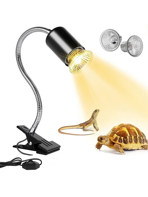 Рептилия Heat Lamp 50 Вт UVA UVB, 50 Вт, фото 2