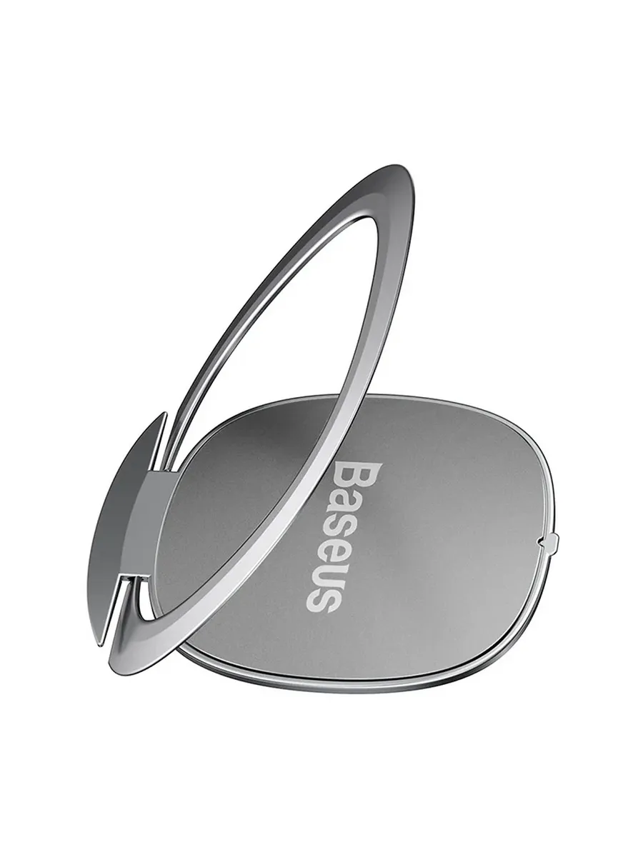 Базеус Держатель для телефона кольцо магнитное Silver