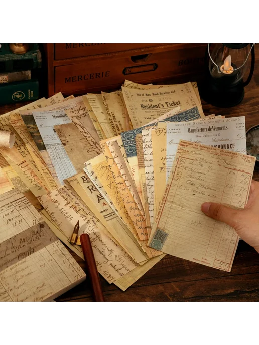Нет бренда TIANZI бумага для скрапбукинга, 100 шт, Цвет I, 100 шт, фото 2