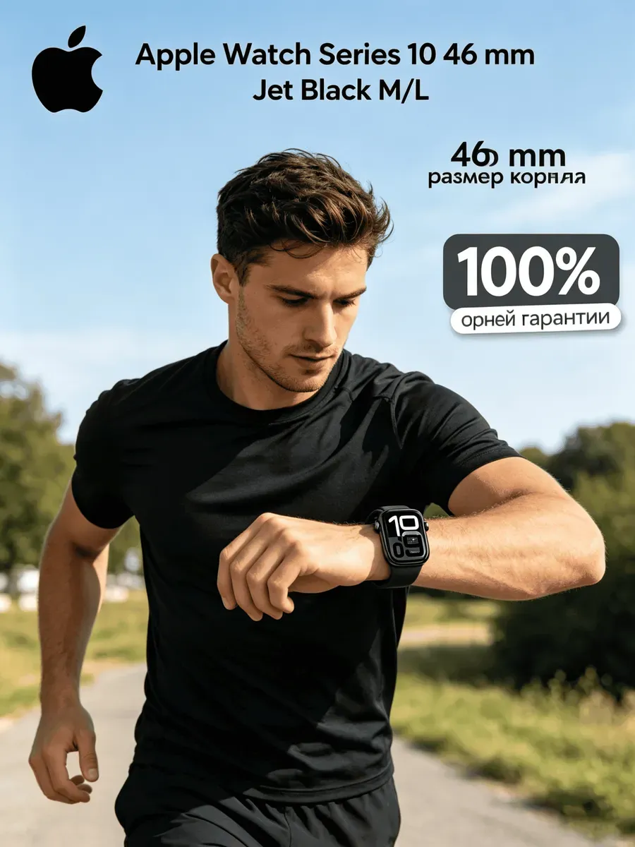 Watch Series 10 46mm Jet Black Новый год