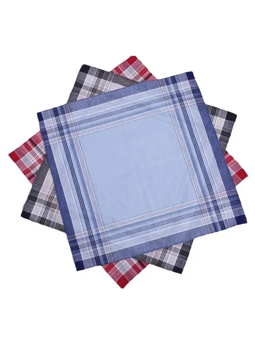 Мужские хлопковые носовые платки 6pcs, 6 шт, фото 3