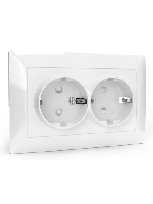 TOKOV ELECTRIC Розетка силовая Токов Электрик AVA TKL-AV-R2FZSF-C01, 2 шт, 3 шт, фото 3