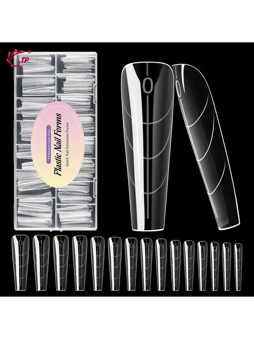 Нет бренда Формы для ногтей TP, Цвет H-150pcs-box, вариант, фото 2