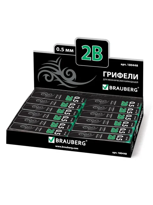 Brauberg Грифель для карандаша 0.5 мм, 1 шт, 1 шт, фото 5