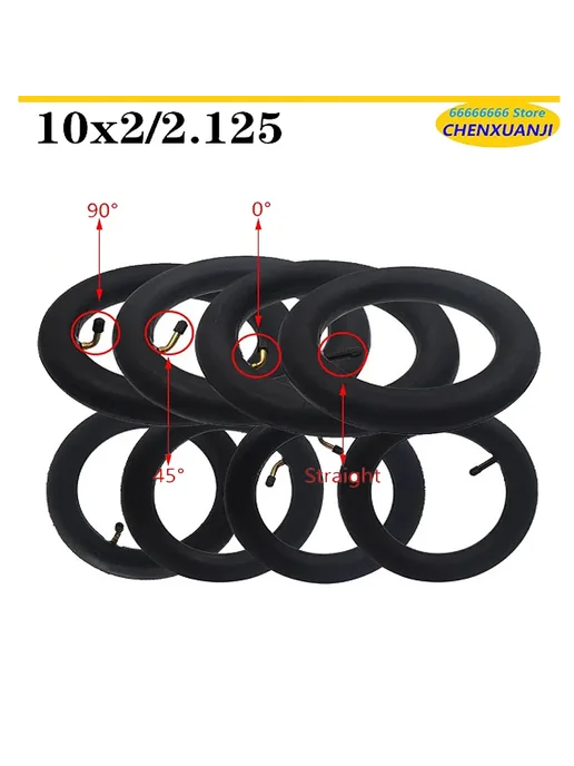 Нет бренда 10-дюймовая Внутренняя Камера (камера Для Шин) 10x2 2.125 Дл, 10x2, фото 2