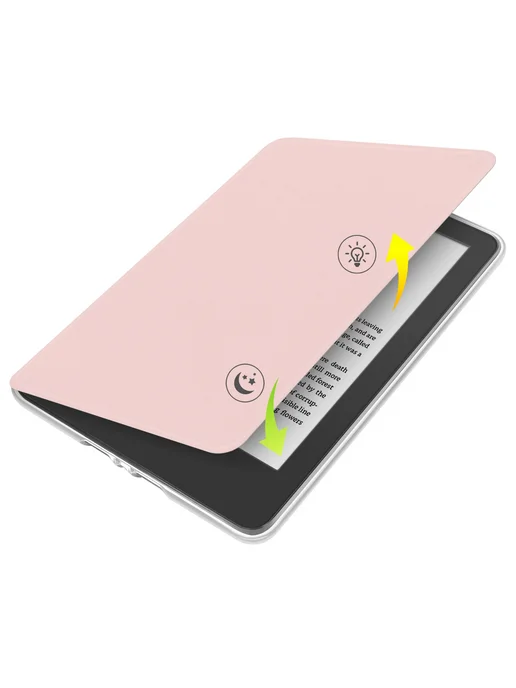 moboons Чехол для Kindle Paperwhite 10 Gen, розовый, черный, фото 4