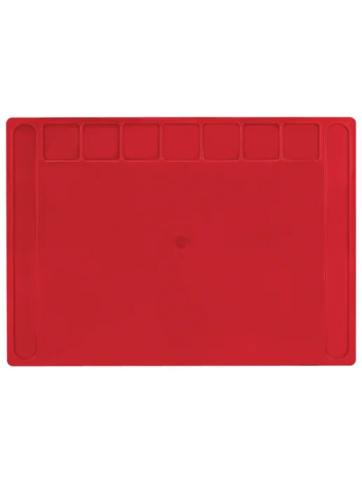 BRAUBERG KIDS 2 шт. Доска для лепки А4, 280х200 мм, красная, 7 отделений, 280x200 мм, 2 шт, фото 4