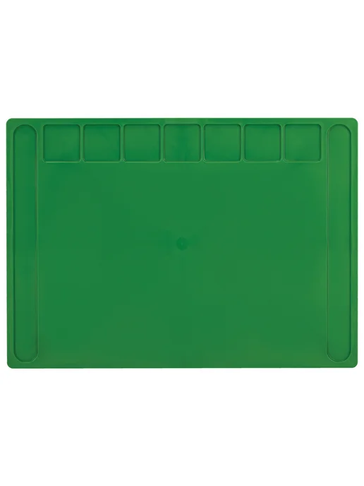 BRAUBERG KIDS 2 шт. Доска для лепки А4, 280х200 мм, зеленая, 7 отделений, 280x200 мм, 2 шт, фото 4
