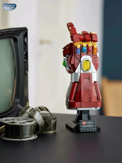 Cyber Toy Конструктор мстители Нано-перчатка, красный, фото 8