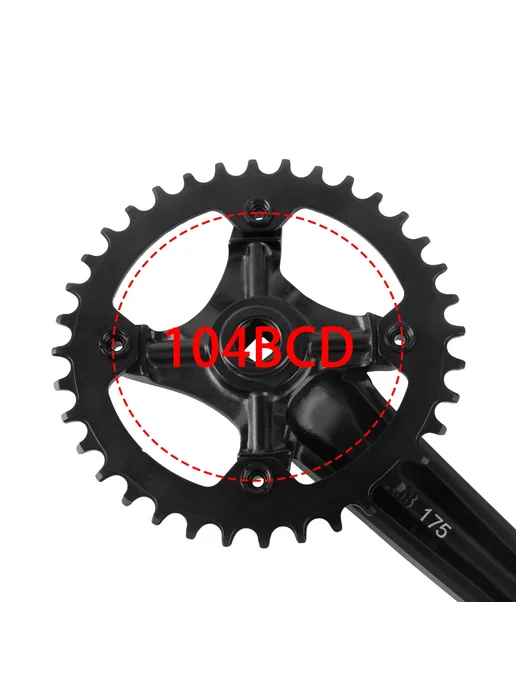 Wuzei Шатуны MTB HDL-AW5B8F 170mm 8 9 10 11 12 speed, вариант, фото 4