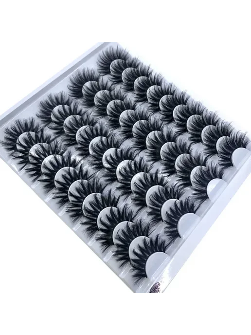hbzgtlad 3D накладные ресницы 20 пар 20Pairs-H01, серый, фото 2
