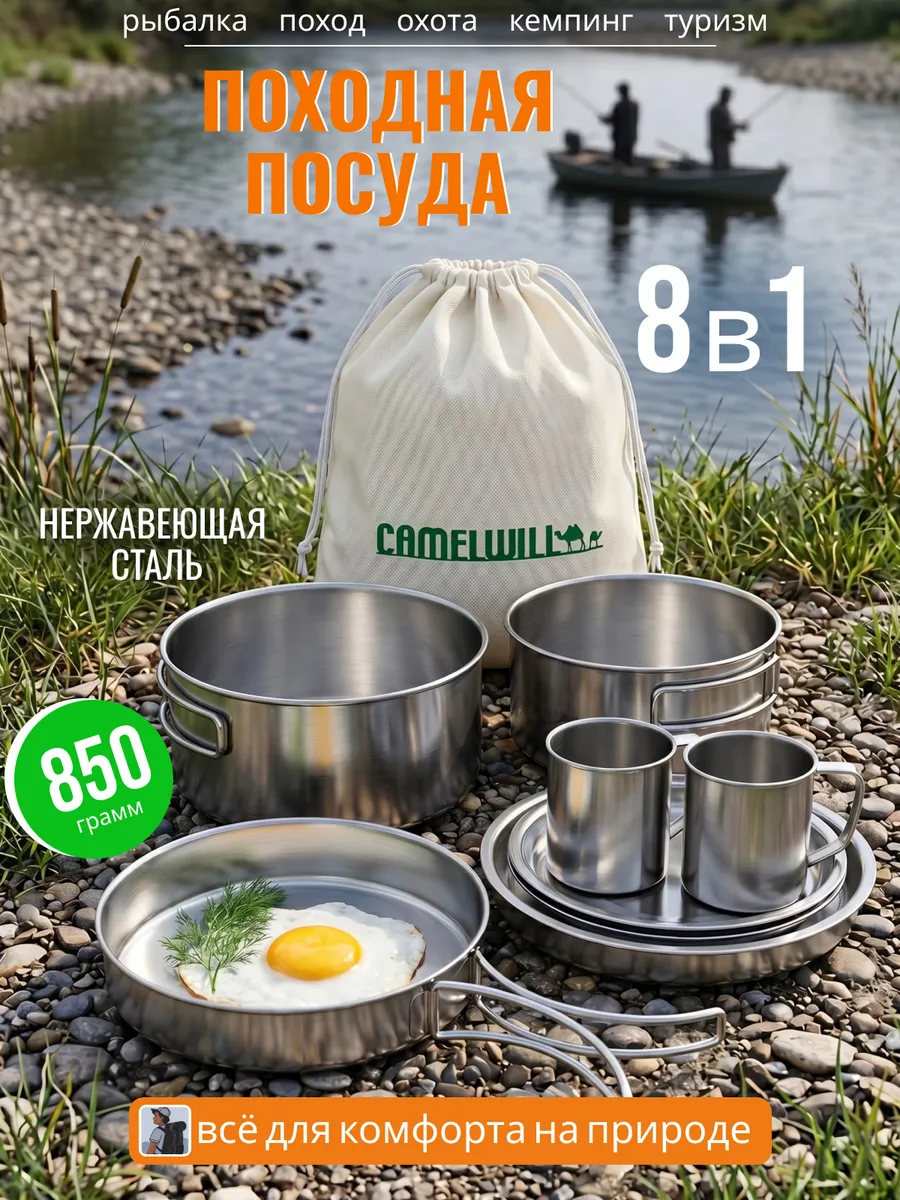 Набор туристической походной посуды