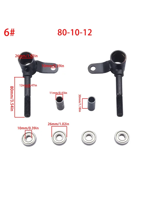 Рулевой кулак для картинга, 100-10-12, Product No. 2 pair, вариант, фото 6
