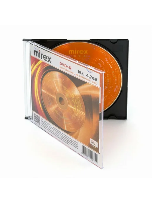 Mirex 2 шт. Диск DVD+R, 4,7 ГБ, 16x, Slim Case, 1 штука, 2 шт, 4,7 ГБ, фото 4