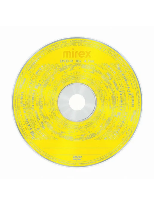 Mirex Диск DVD-R, 4,7 ГБ, 16x, Slim Case, 1 штука, 4,7 ГБ, фото 3