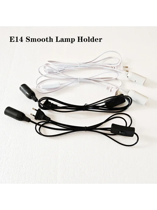 Патрон для лампы E14, белый, EU Plug-E14, белый, фото 2