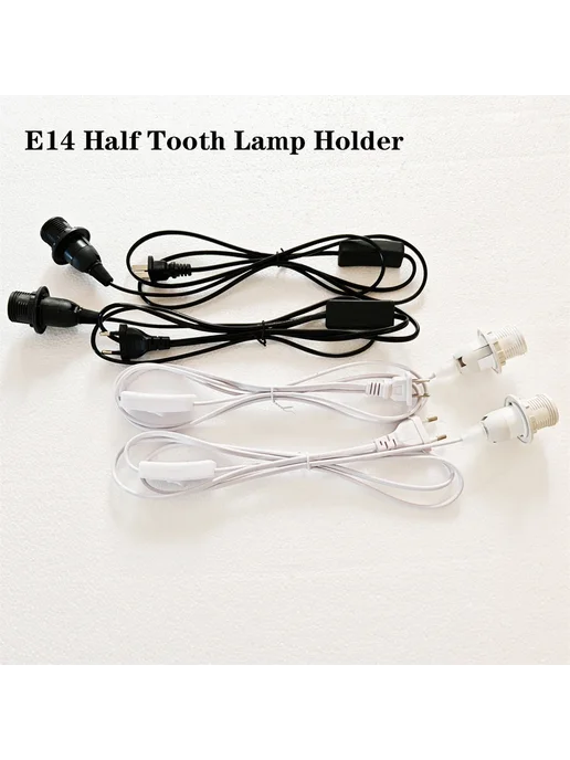 Нет бренда Лампа E14, White Half Tooth, AU Plug-E14, белый, фото 3