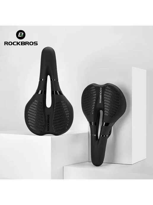 Rockbros Велосипедное седло удобное велосипедное сиденье дл, черный, фото 2