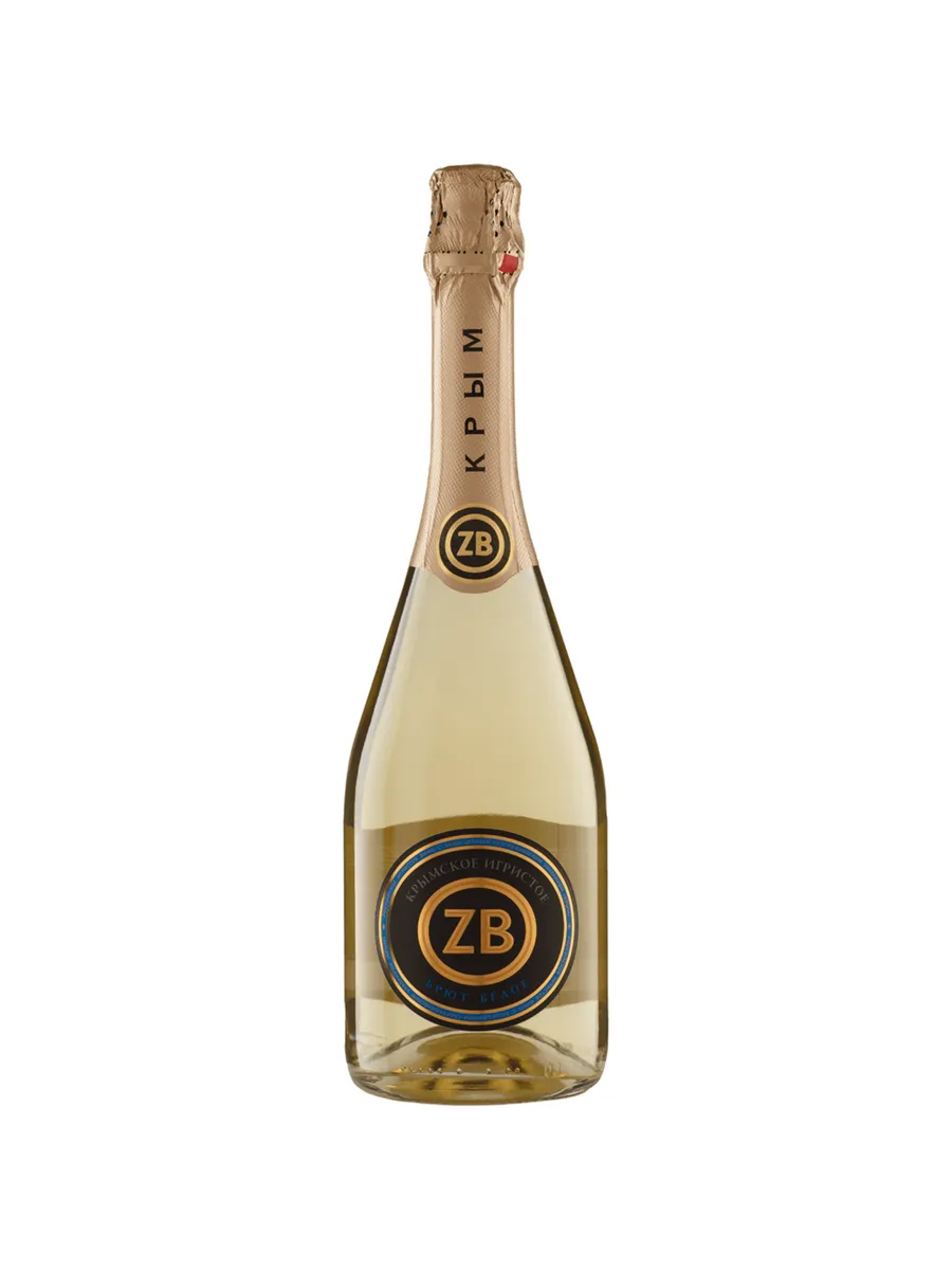 Вино игристое ZB Wine белое брют 0,75 л