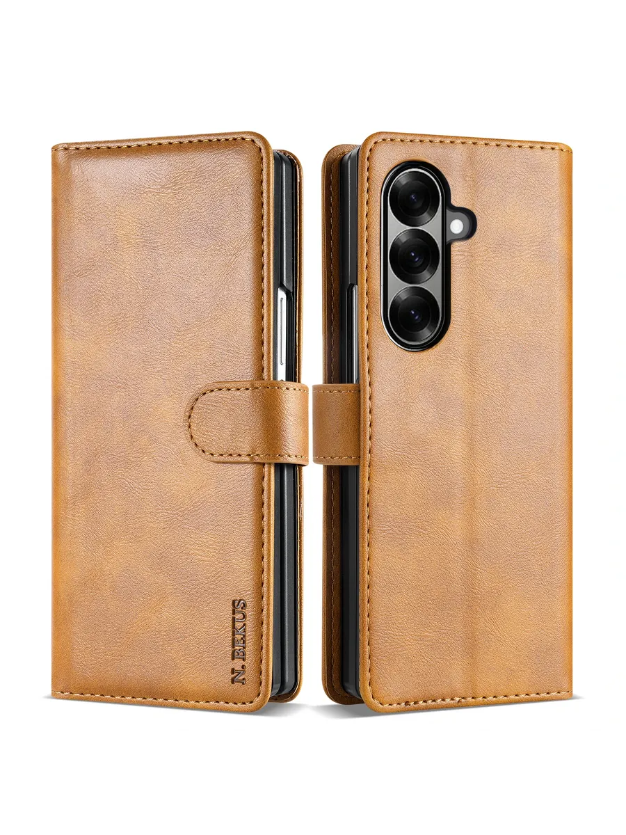 Кожаный Чехол-кошелек Для Samsung Galaxy Z Fold Series С Gal