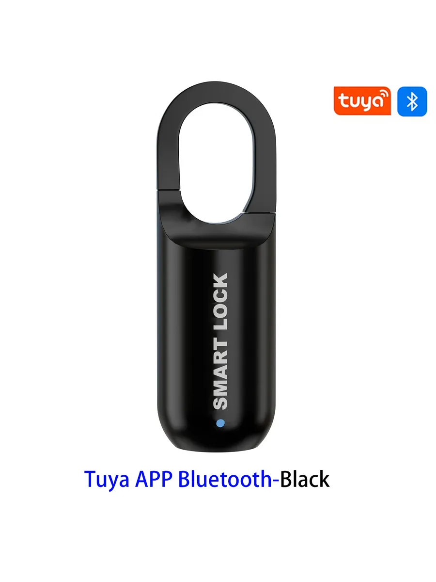 Смарт замок Bluetooth Tuya Black M10F