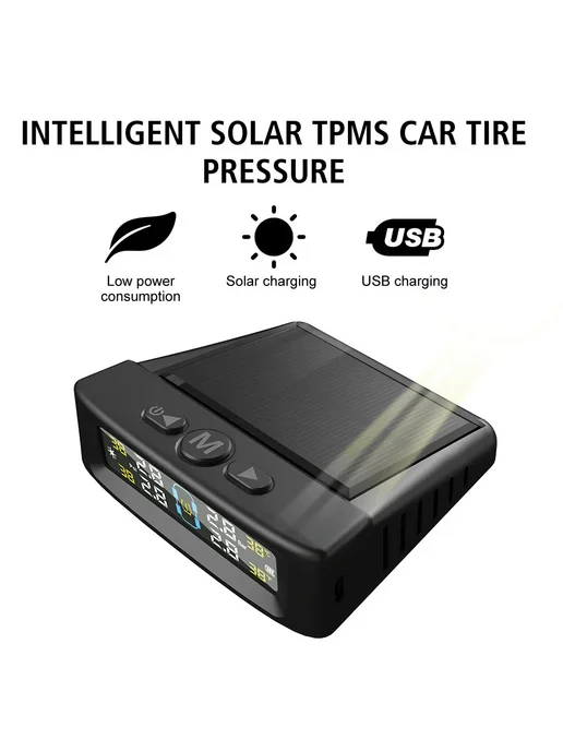 Нет бренда TPMS с 4 датчиками, Color T17 built-in, вариант, фото 3