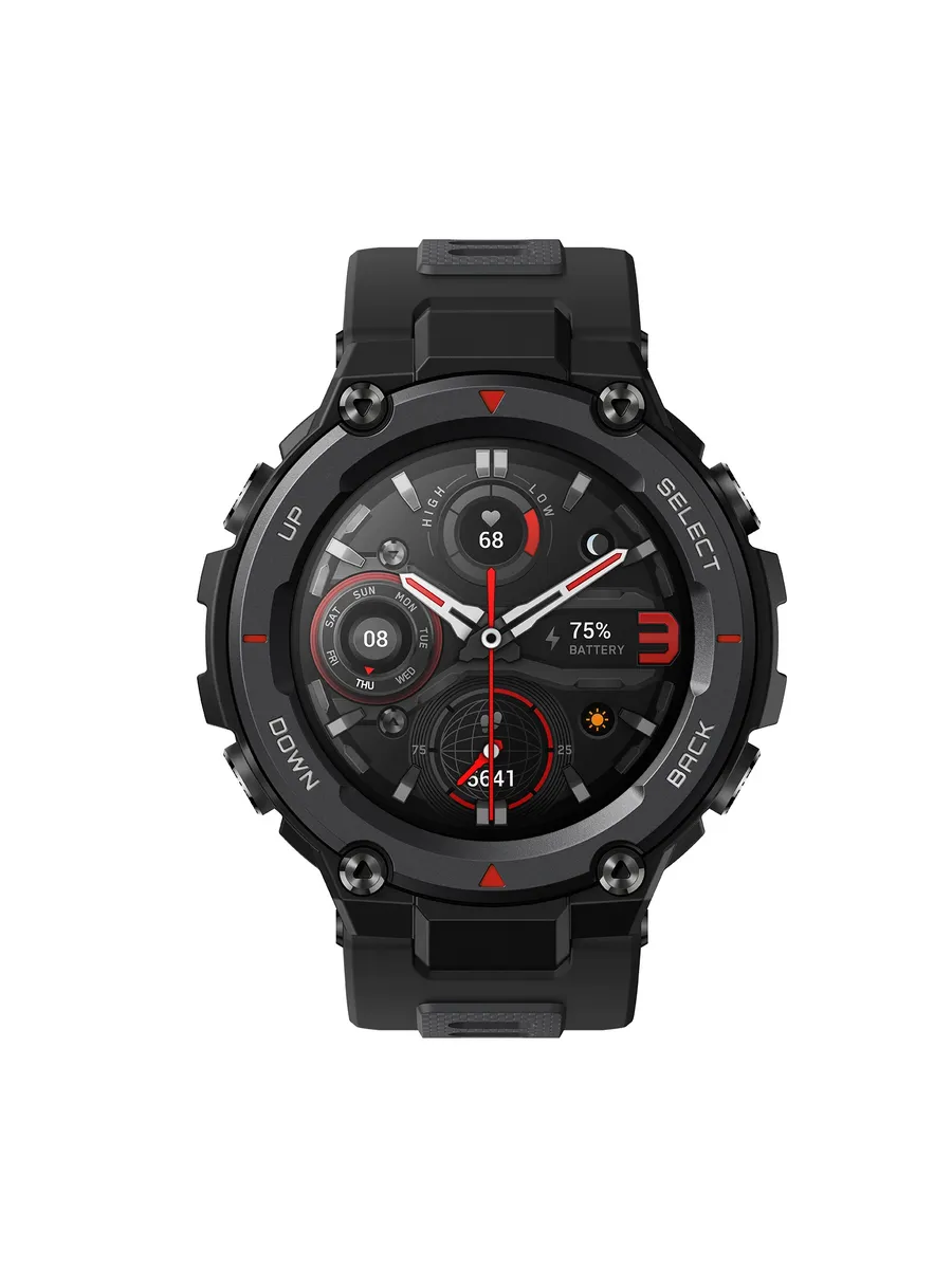 AmazFit T-Rex Pro умные часы для мужчин T Rex Pro Black