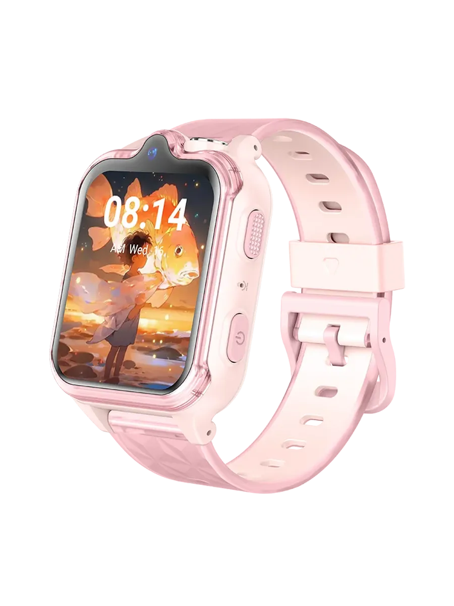 wonlex KT42 розовые детские умные часы 4G 2+16ГБ