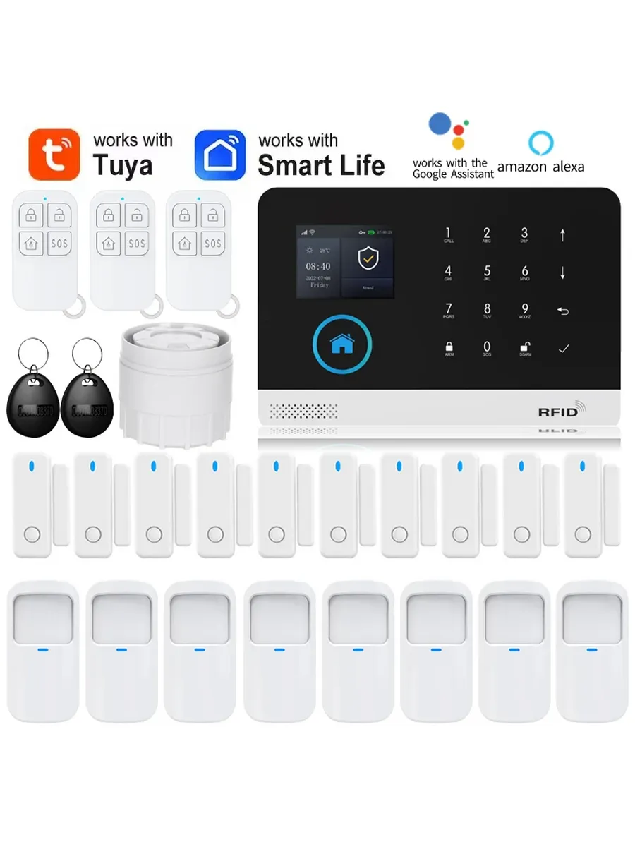 AiHexsm беспроводная охранная сигнализация 103 Европейская в