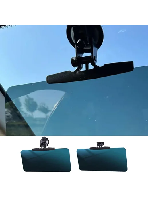 Нет бренда Автомобильный солнцезащитный козырек, 32x15.5 см, Suction Cu, 32x15.5 см, фото 3