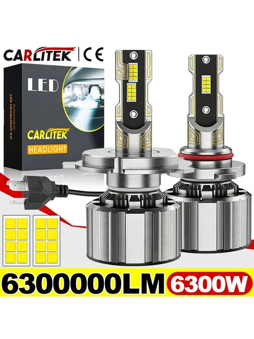 RIDERSPARK Фара H9 CSP 6300W 6000K White CANBUS EMC High Power, 6300 Вт