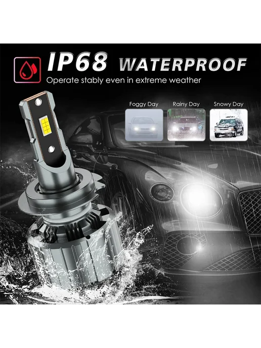 RIDERSPARK Фара H9 CSP 6300W 6000K White CANBUS EMC High Power, 6300 Вт, фото 6