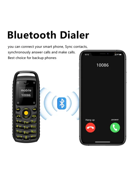 SERVO Прочный телефон B25 Mini, красный, 2 SIM, Bluetooth, красный, фото 7