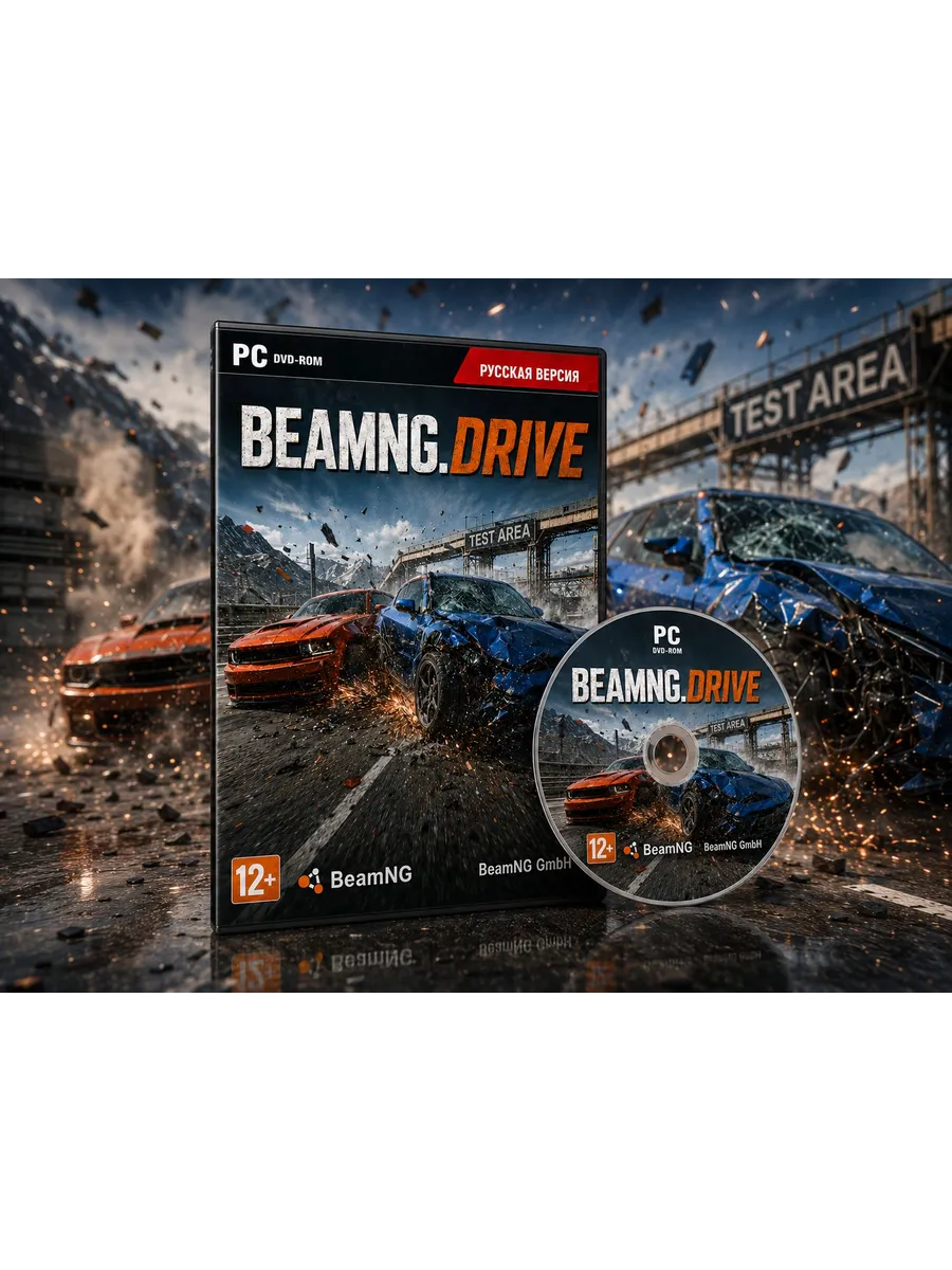 Игра ПК PC Диск. BeamNG DRIVE