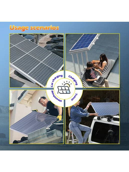 Нет бренда Солнечная панель 100W 12V для кемпинга, Цвет 500W solar pan, 100 Вт, 500 Вт, фото 7