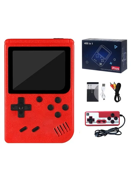 Нет бренда Портативная мини-консоль 5 цветов Розовый, Pink With Gamepad, розовый, фото 2