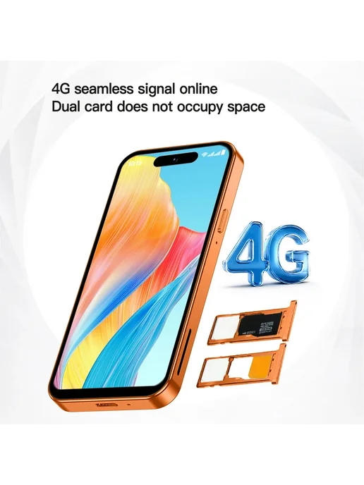 Смартфон ONEMYTH A18 Pro Mini 2/16 ГБ, серебристый, фото 7