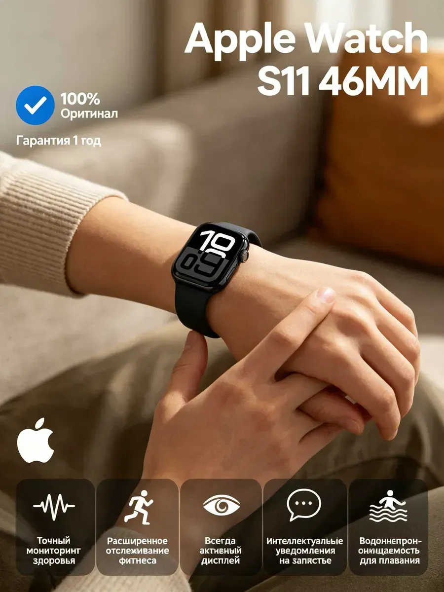 Apple Watch S11 46MM прочный корпус