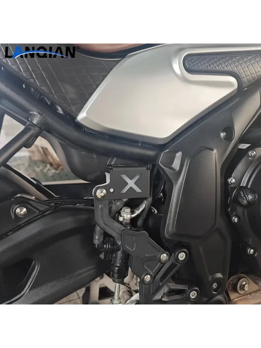 LANQIAN Крышка бачка тормозной жидкости VOGE DS800X Silver, серебристый, фото 2