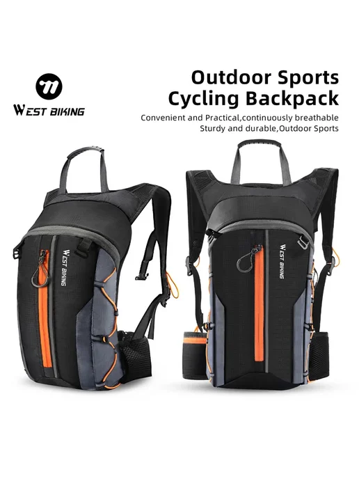 West Biking рюкзак для велоспорта 10L Orange Bag Only, 10 л, фото 2