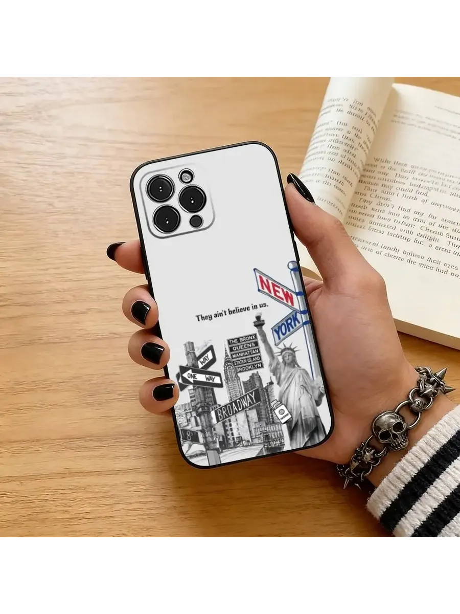 Чехол для телефона N-New York City для iPhone 17, 16, 15, 14