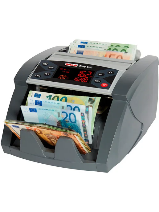 DoCash Счетчик банкнот 3040 Umi мультивалютный 14358, серый, фото 2