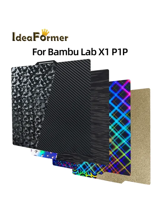IdeaFormer Горячая кровать Bambu Lab PEO-H1H, черный, фото 2