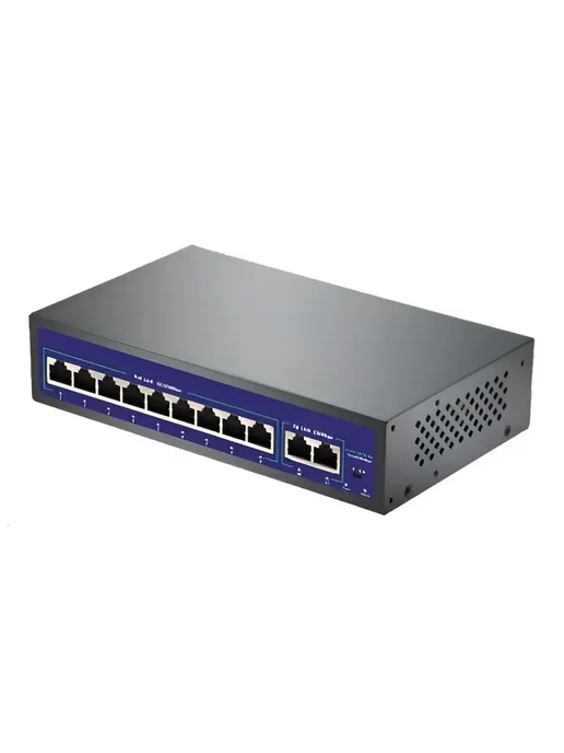 AlfaVision PoE Свитч 9 Портов Коммутатор AV-PS709 2 ECO, вариант, фото 2