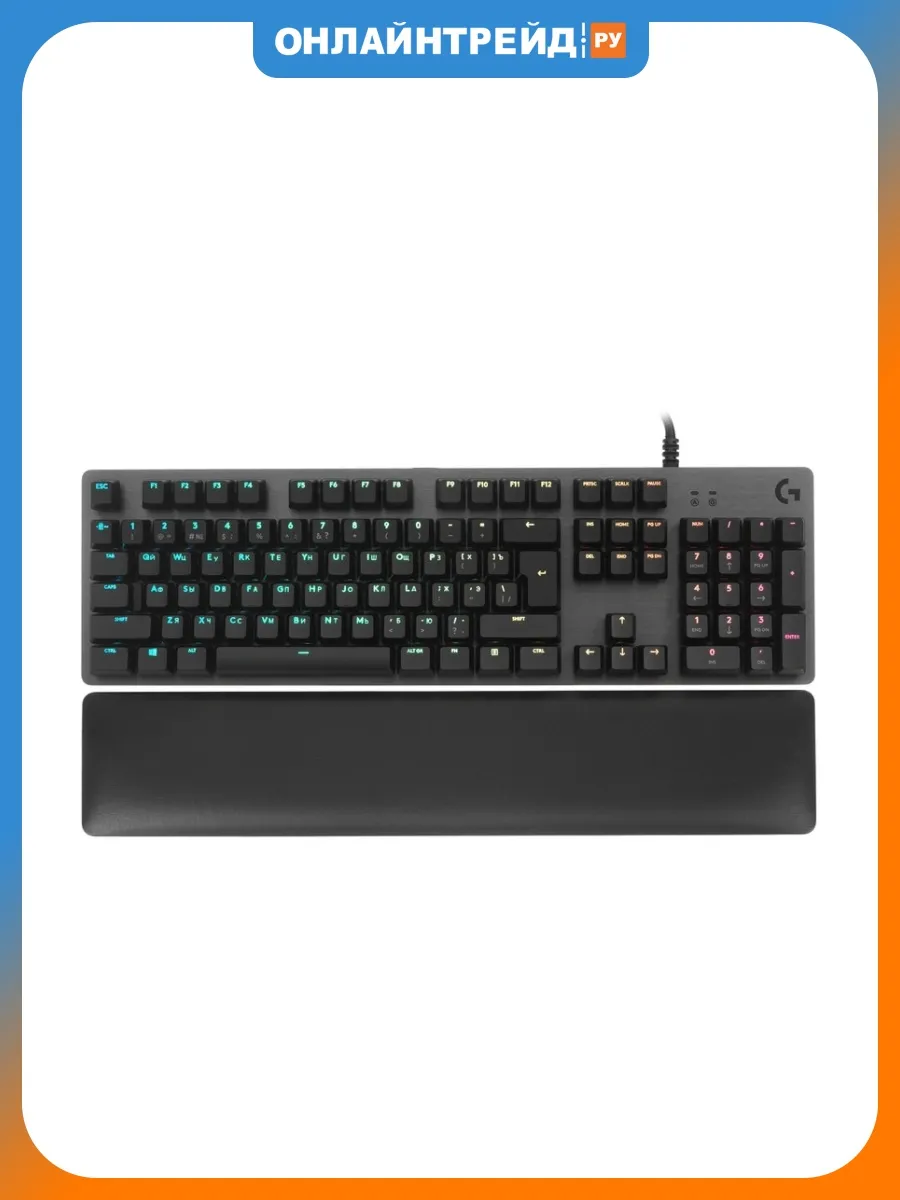LOGITECH Клавиатура G513 Tactile (GX Brown switches) черный