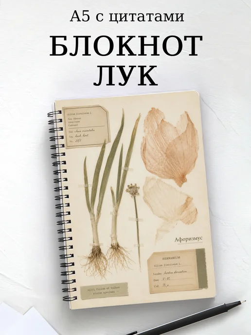 Блокнот Лук с мотивирующими цитатами