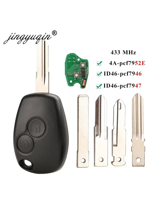 Пульт Дистанционного Управления Jingyuqin 2BTN Для Renault D, вариант, фото 2